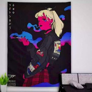 Anime Street Style Tapestry